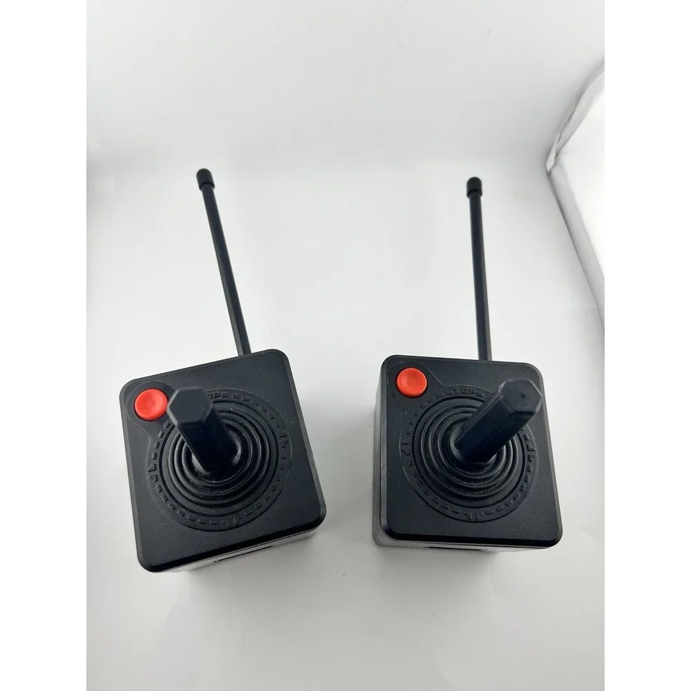 Atari 2600 Wireless Remote Control Joysticks & Receiver Untested 1983